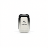 Mazda Ez60 Key Cover Gradient Black White Standard Option c: gradient black & white single case In Australia - Darrahopens