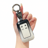 Mazda Ez60 Key Cover Gradient Black White Standard Option c: gradient black & white single bag + round buckle In Australia - Darrahopens