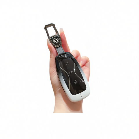 Fragrant Car Island Dongfeng Fengguang 580 Key Case Standard Option b: gradient black & white single bag + metal buckle In Australia - Darrahopens