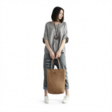 Women Striped Cotton Blend Batwing Casual Top T-Shirt Blue XXL In Australia - Darrahopens