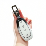Fragrant Car Island Buick Vision L7 Key Cover 2026 Standard F style gradient black and white single bag + metal buckle In Australia - Darrahopens