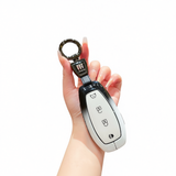 Fragrant Car Island Buick Vision L7 Key Cover 2026 Standard F style gradient black and white single bag + round buckle In Australia - Darrahopens