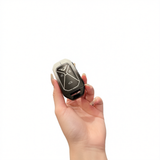 Kaiyi Kunlun Key Case Fragrant Car Island Zinc Alloy Standard Type a gradient black and white single shell In Australia - Darrahopens