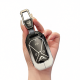 Kaiyi Kunlun Key Case Fragrant Car Island Zinc Alloy Standard Type b gradient black and white single bag + metal buckle In Australia - Darrahopens