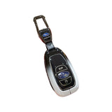 Subaru Key Cover Zinc Alloy Gradient Black White Standard Gradient black and white single bag + white leather rope buckle