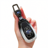 Subaru Key Cover Zinc Alloy Gradient Black White Standard Gradient black and white single bag + metal buckle In Australia - Darrahopens