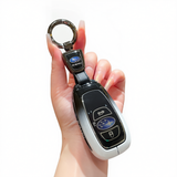 Subaru Key Cover Zinc Alloy Gradient Black White Standard Gradient black and white single bag + round buckle In Australia - Darrahopens