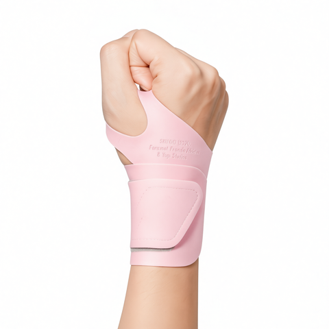 Sports Wristband Polyester Fiber Unisex Sweat Absorbing Elegant pink [ultra-thin 0.9mm] compression support wrap One pair [unisex] In Australia - Darrahopens