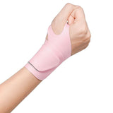Sports Wristband Polyester Fiber Unisex Sweat Absorbing Elegant pink [ultra-thin 0.9mm] compression support wrap One pair [unisex]