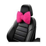 Car Headrest Pillow Artificial Plush Neck Support Purple-plush-headrest In Australia - Darrahopens