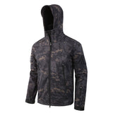 ESDY Men Softshell Jacket Outdoor Fleece Training Coat CCBK L In Australia - Darrahopens
