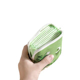 White Rose Makeup Bag Large Capacity Portable Storage Upgraded model: white rose under the moon