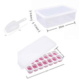14 Cube Silicone Ice Tray with Lid Pink Set In Australia - Darrahopens