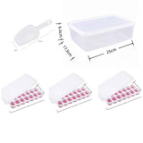 14 Cube Silicone Ice Tray with Lid Pink Set In Australia - Darrahopens