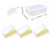 14 Cube Silicone Ice Tray with Lid Yellow Set In Australia - Darrahopens