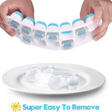 14 Cube Silicone Ice Tray with Lid Yellow Set In Australia - Darrahopens