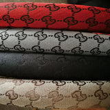 Steering Wheel Cover Linen 38cm All Season Coffee brown linen cool straight stripe steering wheel cover
