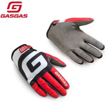 Gas Bicycle Gloves Nylon Thin Outdoor Red and white M