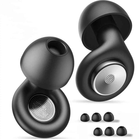Silicone Earplugs Noise Reduction 28dB Sleep Waterproof New noise canceling earplugs black In Australia - Darrahopens