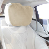 Car Headrest Suede for Mercedes Benz S Class Maybach Wangshu apricot headrest