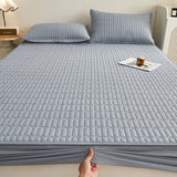 Washed Cotton Quilted Fitted Sheet Diamond 150x200cm In Australia - Darrahopens