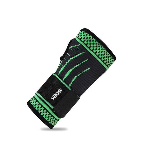 VBOSI Wrist Support Nylon Fitness Sports Protection Green (single pack) L In Australia - Darrahopens