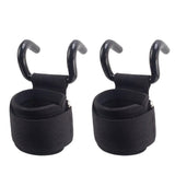 QZE Double Hook Wristband Pair for Pull Up Bar Double hook wristbands [pair] In Australia - Darrahopens
