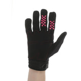 LOHAS FOX Skeleton Rose Motorcycle Gloves White skeleton