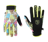 LOHAS FOX Skeleton Rose Motorcycle Gloves Ice cream private label XL