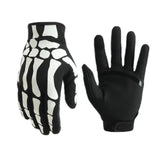 LOHAS FOX Skeleton Rose Motorcycle Gloves Black In Australia - Darrahopens