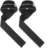 Deadlift Wrist Lifting Straps 2Pc Neoprene Cushion Black In Australia - Darrahopens