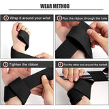 Deadlift Wrist Lifting Straps 2Pc Neoprene Cushion Blue