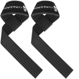 Deadlift Wrist Lifting Straps 2Pc Neoprene Cushion Blue