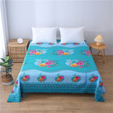 Duo Duo Quilt Cover Twill Geometric Pattern Apple blossom 1.0x 2.2 m sheets In Australia - Darrahopens
