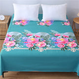 Duoxiao Quilt Cover 1.5x2.1m Twill Pink Grid Red striped flower 2.0 x2.3 m quilt cover