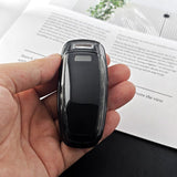 Transparent TPU Key Cover for Audi A6L A3 A7 Q7 Type d-transparent black [single key cover]