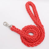 Nylon Dog Leash 8 Strand Braided Pet Walking Rope Red L-rope length 1.3m thick 2.5cm In Australia - Darrahopens