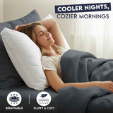 Sleep talk Pillow White Fiber Neck Support Standard Queen(Pack of 2)26×18in，66 × 46cm，1814g In Australia - Darrahopens