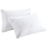 Sleep talk Pillow White Fiber Neck Support Standard European (Pack of 2)24×24in，61 × 61cm，2495g