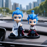 Wanfei Ao Bing Bobblehead Resin Car Dash Decoration Combination model-donghai ao bing [standing model + sitting model]