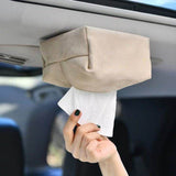 Car Tissue Box PU Magnetic Holder Coffee color In Australia - Darrahopens