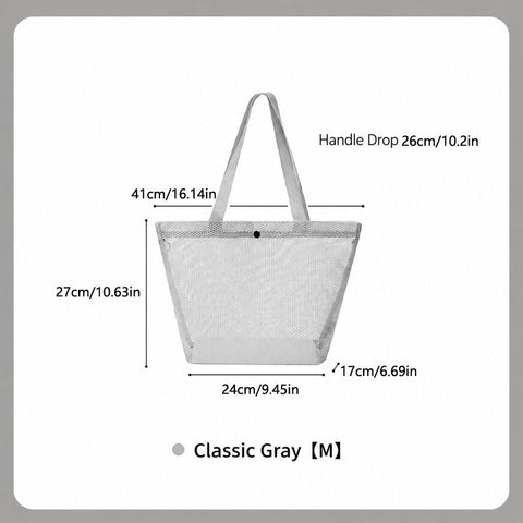 Jinmiao Mesh Storage Bag Large Capacity