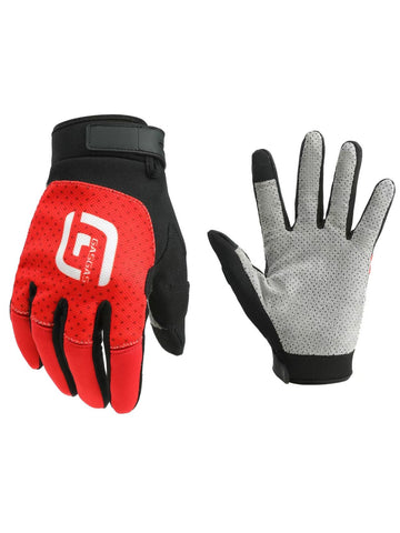 Gas Bicycle Gloves Nylon Thin Outdoor New red and black xxl