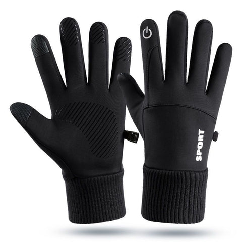 sangenren Winter Touchscreen Cycling Gloves Nylon. Autumn/winter collection switch - black One size fits all In Australia - Darrahopens