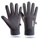 sangenren Winter Touchscreen Cycling Gloves Nylon. Autumn/winter collection switch - gray One size fits all