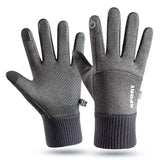 sangenren Winter Touchscreen Cycling Gloves Nylon. Autumn/winter collection switch - heather gray One size fits all
