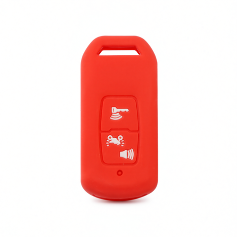 Color My Life Silicone Key Bag for Honda PCX160. Red with white label In Australia - Darrahopens