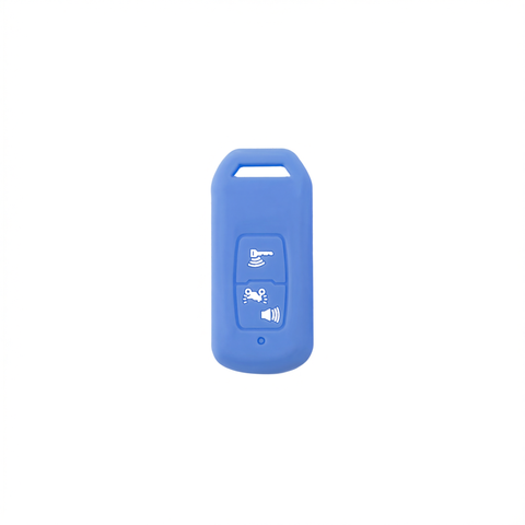 Color My Life Silicone Key Bag for Honda PCX160. Light blue white label In Australia - Darrahopens
