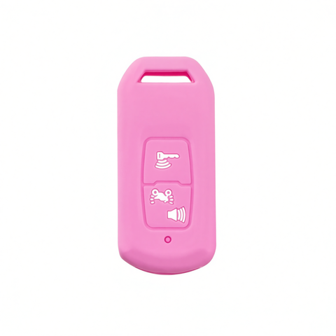 Color My Life Silicone Key Bag for Honda PCX160. Pink white label