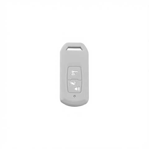 Color My Life Silicone Key Bag for Honda PCX160. Gray white label